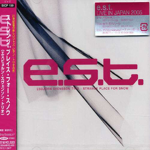 Cover for Est · Strange Places for Snow (CD) (2008)