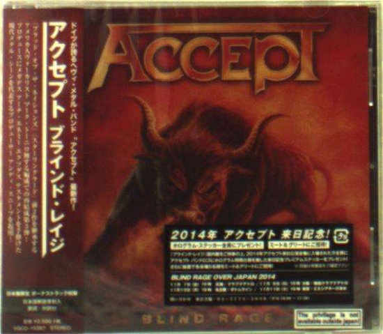 Cover for Accept · Blind Rage (CD) [Japan Import edition] (2014)