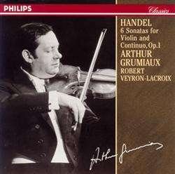 Cover for Arthur Grumiaux · Handel: Violin Sonatas (CD) [Japan Import edition] (2021)