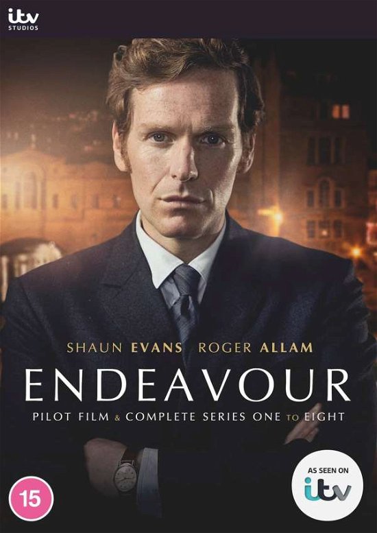 Cover for Endeavour - Series 1-8 · Endeavour: Series 1-8 (DVD) (2021)