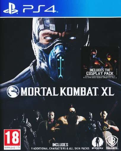 Mortal Kombat Xl Ps-4 At Inkl Pack 1+2 Skin Packs Auf Cd - Mortal Kombat Xl Ps - Gesellschaftsspiele - Warner Bros. Entertainment - 5051894084336 - 3. März 2016