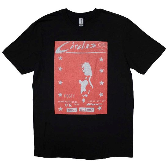 Post Malone Unisex T-Shirt: Circles Live (Ex-Tour) - Post Malone - Fanituote -  - 5056737250336 - 