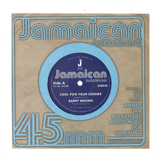 Cool Pon Your Corner - Barry Brown - Muziek - JAMAICAN - 5060135763336 - 24 maart 2023