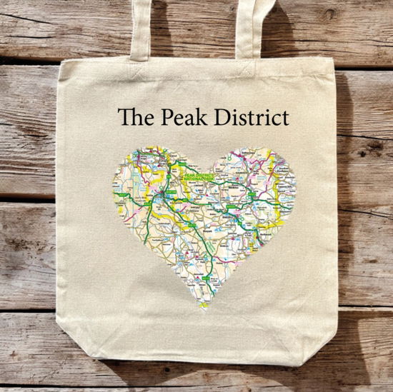 Cover for OS Map Premium Canvas Tote Bag - Peak District National Park (MERCH) (2025)