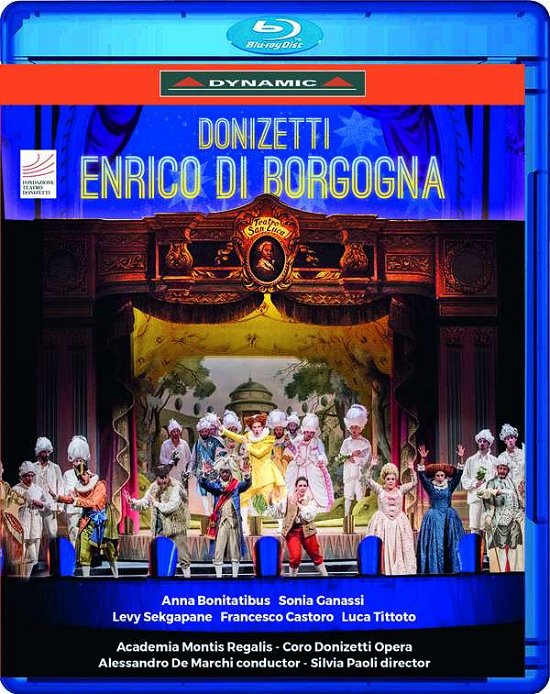 Cover for G. Donizetti · Enrico Di Borgogna (Blu-Ray) (2019)