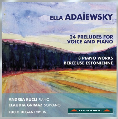 Cover for Ella Adaiewsky · 24 Preludes for Voice &amp; Piano (CD) (2011)