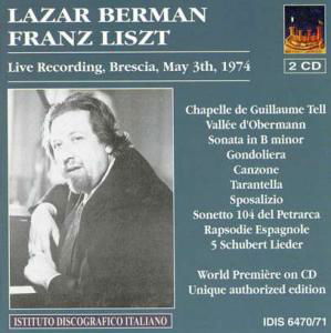Cover for Liszt / Berman · Pno Works (CD) (2006)