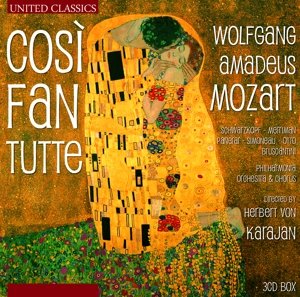 Cover for Schwarzkopf - Philharmonia Orchestra &amp; Chorus - Karajan · Mozart - Cosi Fan Tutte (CD) (2013)