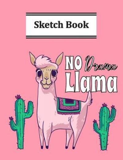 Cover for Llamalife Journals · No Drama Llama Sketch Book (Pocketbok) (2019)
