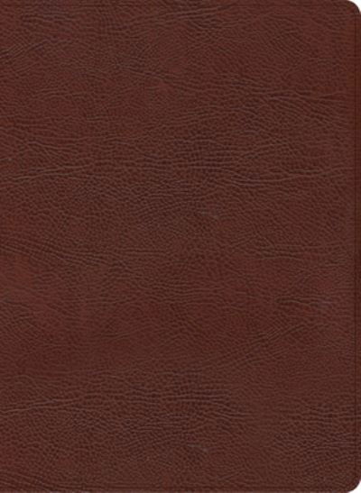 Cover for Csb Bibles by Holman · CSB Verse-by-Verse Pastor's Bible, Brown Bonded Leather (Leather Book) (2022)