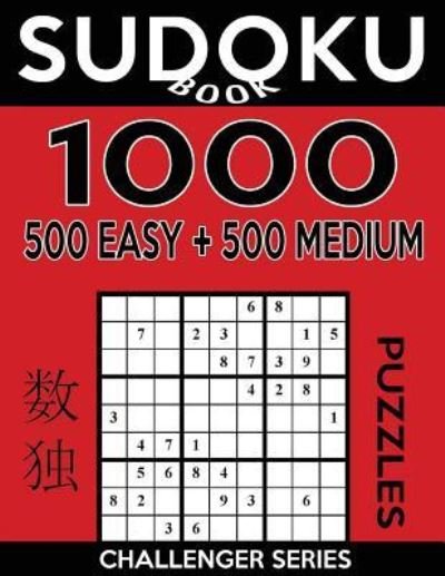 Cover for Sudoku Book · Sudoku Book 1,000 Puzzles, 500 Easy and 500 Medium (Taschenbuch) (2017)