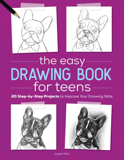 Cover for Angela Rizza · The Easy Drawing Book for Teens (Paperback Book) (2021)