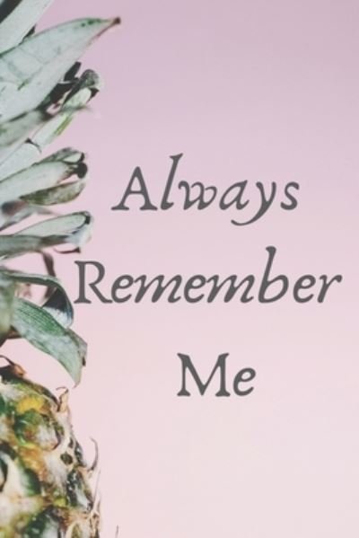 Cover for Taha Chaabouni · Always Remember Me (Pocketbok) (2020)