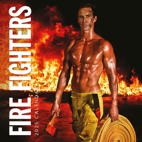 Cover for Red Robin · Fire Fighters 2025 Square Wall Calendar (Paperback Book) (2024)