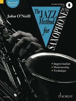 Cover for John O'Neill · The Jazz Method for Saxophone: Technique - Style - Improvisation (Partituren) (2021)