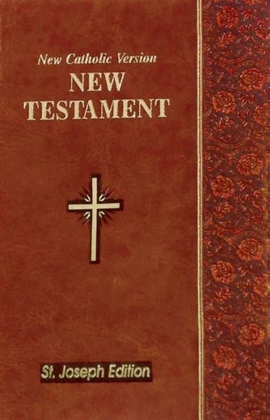 Cover for Catholic Book Publishing Co · New Testament-oe-st. Joseph: New Catholic Version (Läderbok) [Brown Imitation] (2015)
