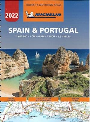 Cover for Michelin · Spain &amp; Portugal 2022 - Tourist and Motoring Atlas (A4-Spiral) (Spiralbok) (2022)
