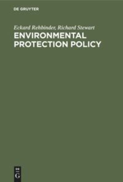 Cover for Eckard Rehbinder · Environmental Protection Policy (N/A) (1988)