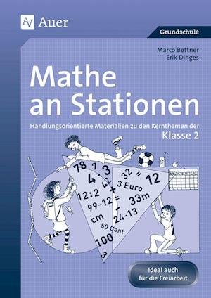 Cover for Marco Bettner · Mathe an Stationen. Klasse 2 (Taschenbuch) (2020)