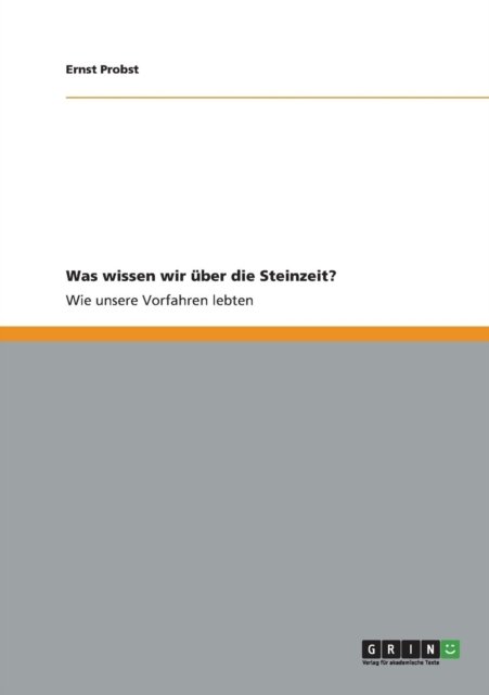 Cover for Probst · Was wissen wir über die Steinzei (Buch) (2012)