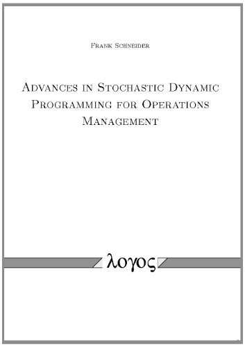 Cover for Frank Schneider · Advances in Stochastic Dynamic Programming for Operations Management (Paperback Bog) (2014)