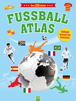 Cover for Jonas Kozinowski · Fußball-Atlas mit über 250 Stickern für Kinder ab 6 Jahren (Paperback Book) (2021)