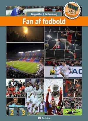 Cover for Bogpakke, letlæsning, fakta · Bogpakke: Fan af fodbold (LARGE 30 bøger) (Hardcover Book) [1. Painos] (2023)
