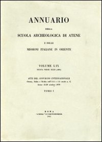 Cover for Aa. Vv. · Annuario Della Scuola Archeologica Di Atene E Delle Missioni Italiane in Oriente 56 (Ns 40) 1978 (Pocketbok) [Italian edition] (1982)