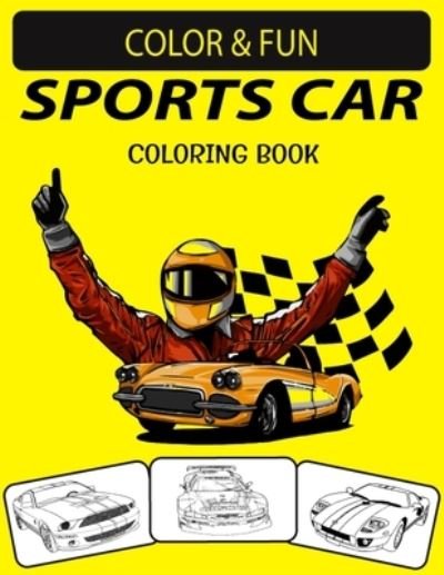 Cover for Black Rose Press House · Sports Car Coloring Book (Paperback Book) (2020)