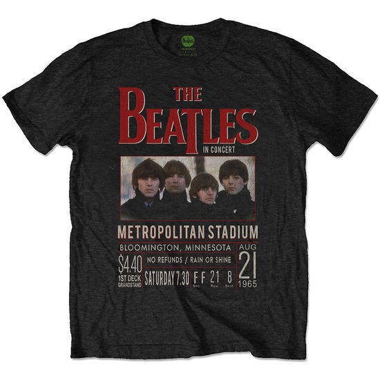 Cover for The Beatles · The Beatles Unisex T-Shirt: Minnesota 1965 (T-shirt)