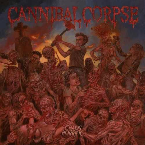 Cover for Cannibal Corpse · Chaos Horrific (Blue Vinyl) (LP) (2023)