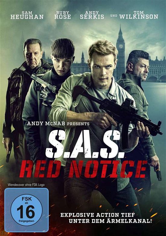 Cover for Heughan,sam / Rose,ruby / Serkis,andy/+ · Sas:red Notice (DVD) (2021)