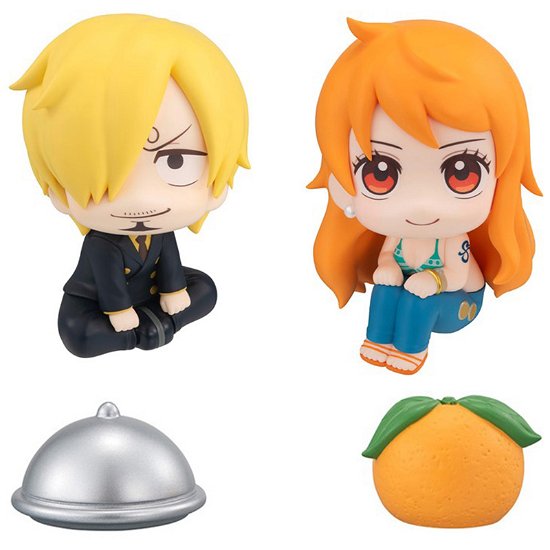 One Piece Lookup Sanji & Nami Fig Set Cloche & or - Megahouse - Merchandise -  - 4535123839337 - 18. december 2024