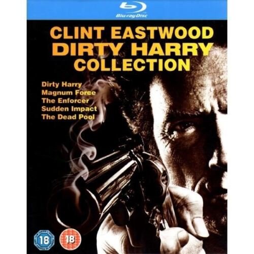 Cover for Dirty Harry Collection Box · Clint Eastwood Dirty Harry Collection - Dirty Harry / Magnum Force / The Enforcer / Sudden Impact (Blu-ray) (2009)