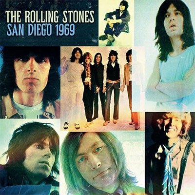 Cover for The Rolling Stones · San Diego 1969 (2lp-180g/blue &amp; Yellow Splatter) (LP) (2022)