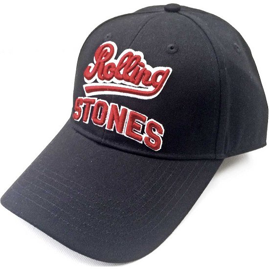 Cover for The Rolling Stones · The Rolling Stones Unisex Baseball Cap: Team Logo (Klær) [Black - Unisex edition]