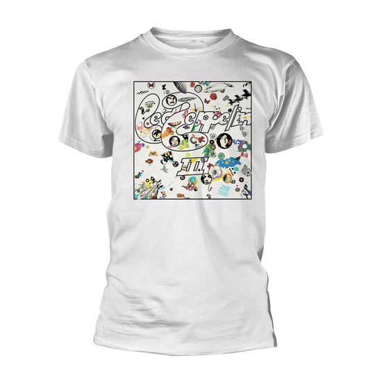 Cover for Led Zeppelin · III Album (T-shirt) [size S] [White edition] (2021)