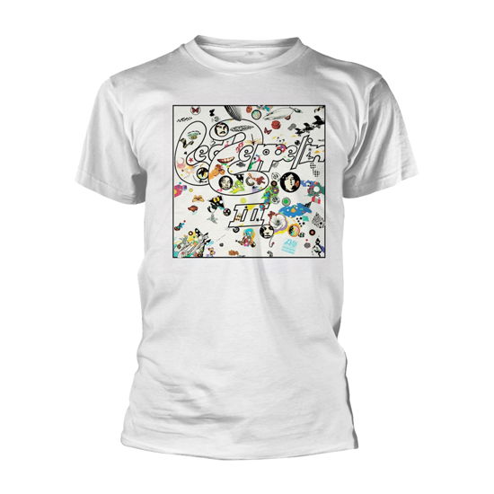 Cover for Led Zeppelin · III Album (T-shirt) [size S] [White edition] (2021)