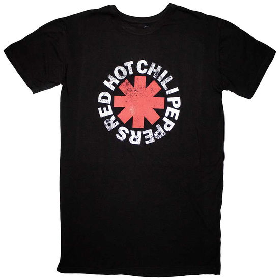 Cover for Red Hot Chili Peppers · Red Hot Chili Peppers Ladies T-Shirt Dress: Classic Asterisk (Kläder) [size S]