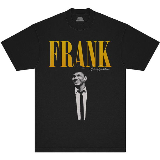 Cover for Frank Sinatra · Frank Sinatra Unisex T-Shirt: Frank (Black) (T-shirt) [size S] (2024)