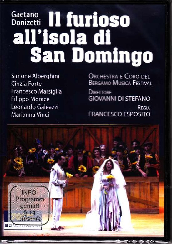 Cover for Alberghini, Forte, Marsiglia, Morace, Ga · Donizetti - Il Furioso All'isola Di San (DVD) (2017)