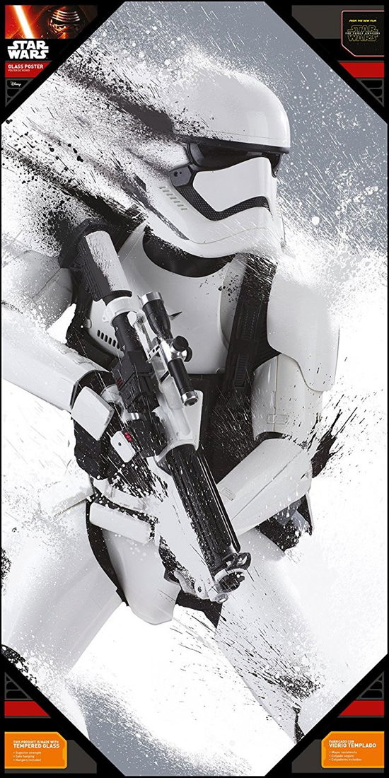 Cover for Sd Toys · STAR WARS - EPISODE 7 SNOW STORMTROOPER GLASS POSTER (30cm x 60cm) (SDTSDT89833) (MERCH)