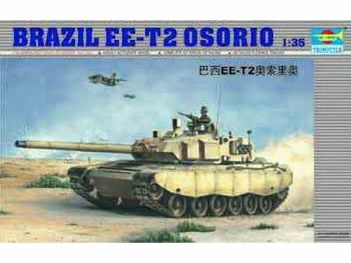 00333 - Modellbausatz Brasilianischer Panzer Ee-t2 Osorio - 1 Zu 35 - Trumpeter - Produtos - Trumpeter - 9580208003337 - 