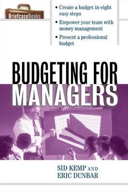 Cover for Sid Kemp · Budgeting for Managers (Taschenbuch) [Ed edition] (2003)