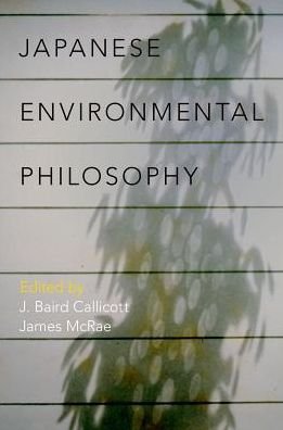 Cover for Japanese Environmental Philosophy (Paperback Book) (2017)