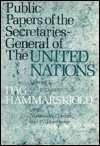 Cover for Dag Hammarskjold · Public Papers of the Secretaries-General of the United Nations: Dag Hammarskjold, 1953-1956 (Hardcover bog) (1978)