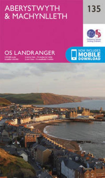 Cover for Ordnance Survey · Aberystwyth &amp; Machynlleth - OS Landranger Map (Landkart) [February 2016 edition] (2016)