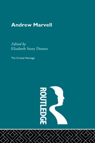 Cover for Andrew Marvell · Andrew Marvell: The Critical Heritage (Paperback Book) (2013)