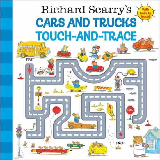 Cover for Richard Scarry · Richard Scarry's Cars and Trucks Touch-and-Trace (Board book) (2024)