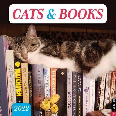 Cover for Universe Publishing · Cats &amp; Books 2022 Wall Calendar (Kalender) (2021)